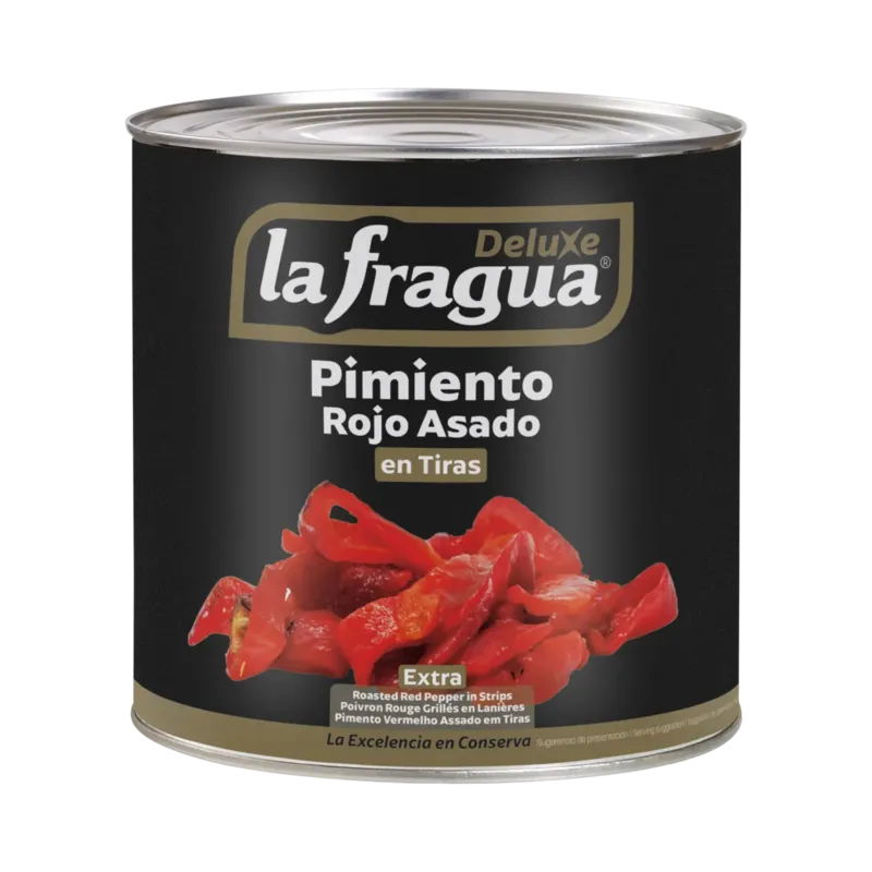 Pimiento Morrón Tiras Asadas Extra Lata 3 kg · 6 unidades · La Fragua