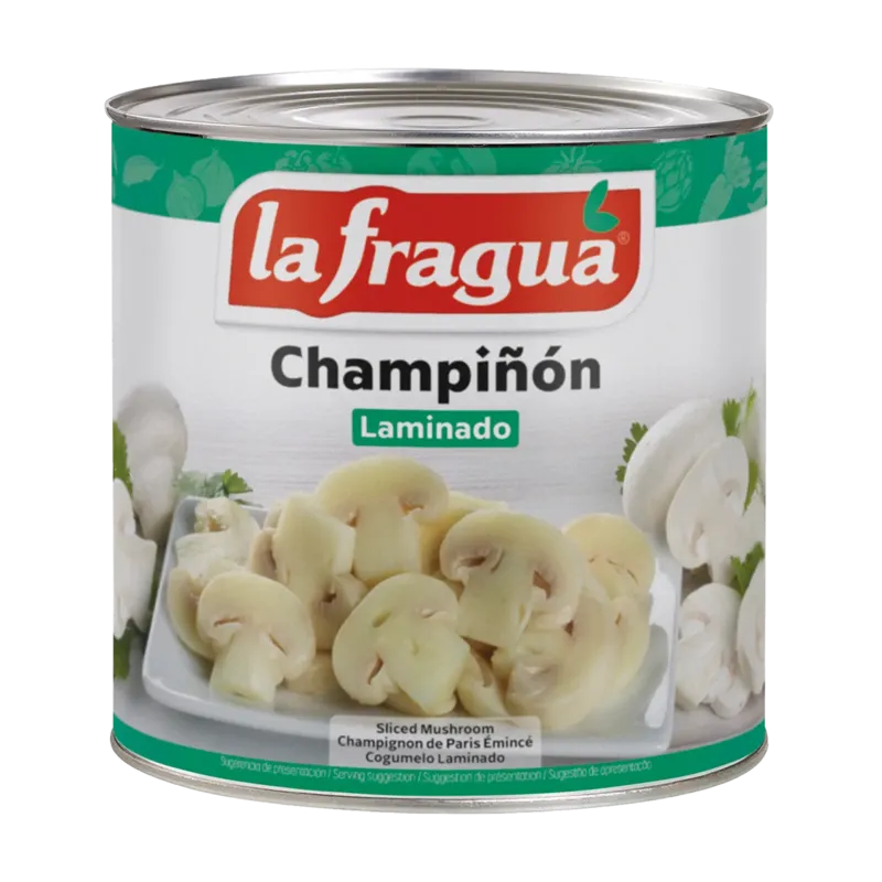 Champiñón Laminado I Lata 3 kg · 6 unidades · La Fragua