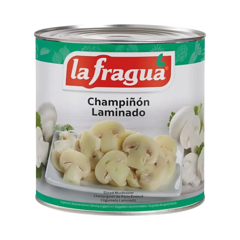 Champiñón Laminado I Lata 3 kg · 6 unidades · La Fragua