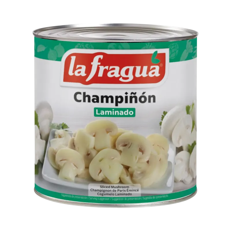 Champiñón Laminado I Lata 3 kg · 6 unidades · La Fragua