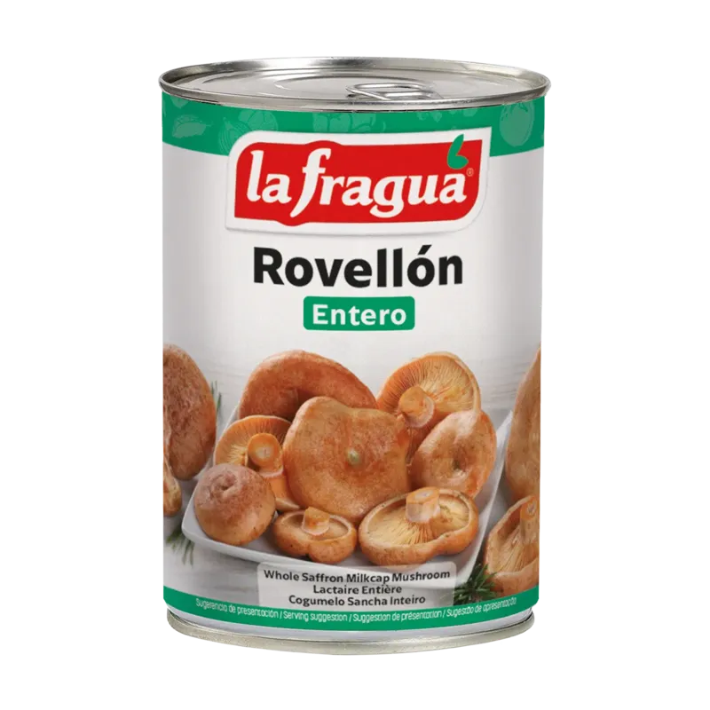 Rovellón-Níscalo Entero Extra Lata 1/2 kg (Lactarius deliciosus) - F.A. · 12 unidades · La Fragua