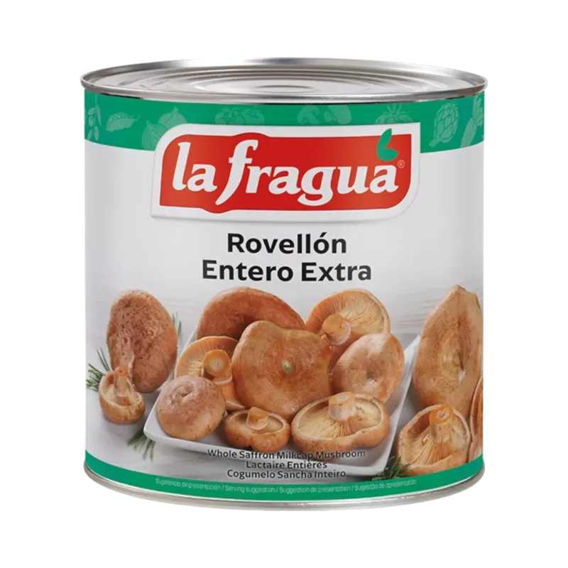 Rovellón-Níscalo Entero Extra Lata 3 kg (Lactarius deliciosus) · 6 unidades · La Fragua