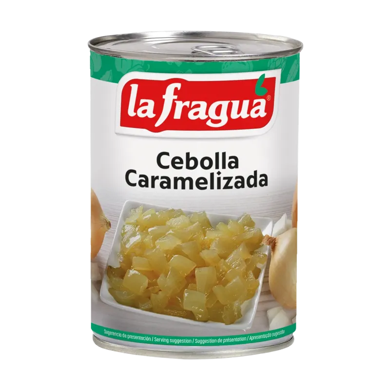 Cebolla Caramelizada en Trozos Lata 1/2 kg F.A. · 12 unidades · La Fragua