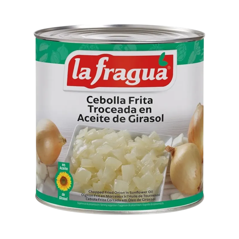 Cebolla Frita en Aceite de Girasol Lata 3 kg · 6 unidades · La Fragua