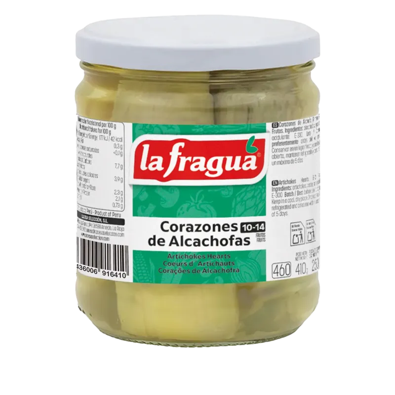 Alcachofa Entera 10-14 I Tarro-460 · 12 unidades · La Fragua