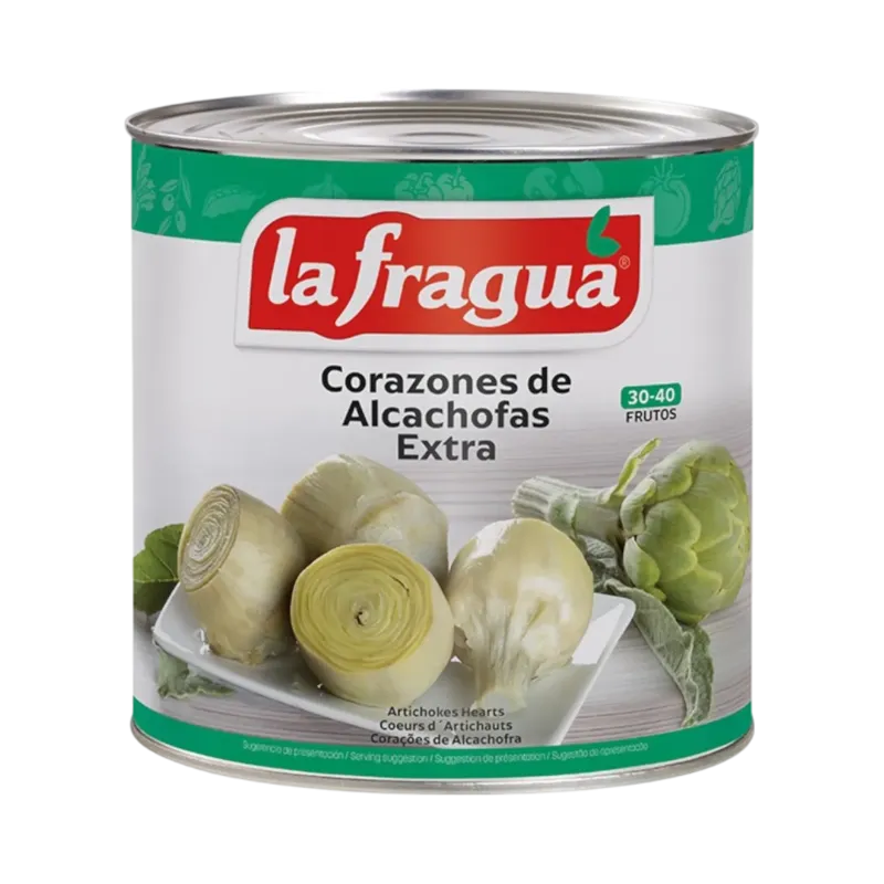 Alcachofa Entera 30-40 Extra Lata 3 kg · 6 unidades · La Fragua
