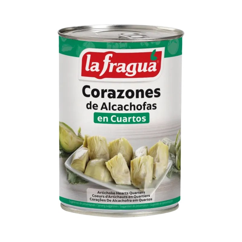 Alcachofa Cuarteada I Lata 1/2 kg F.A. · 12 unidades · La Fragua