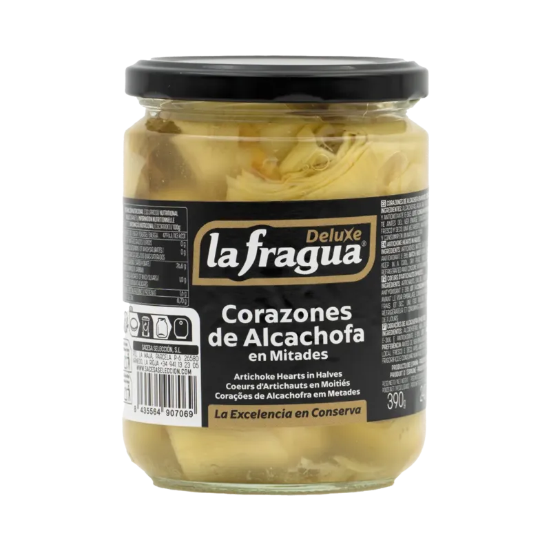 Alcachofa Mitades I Tarro-445 · 12 unidades · La Fragua