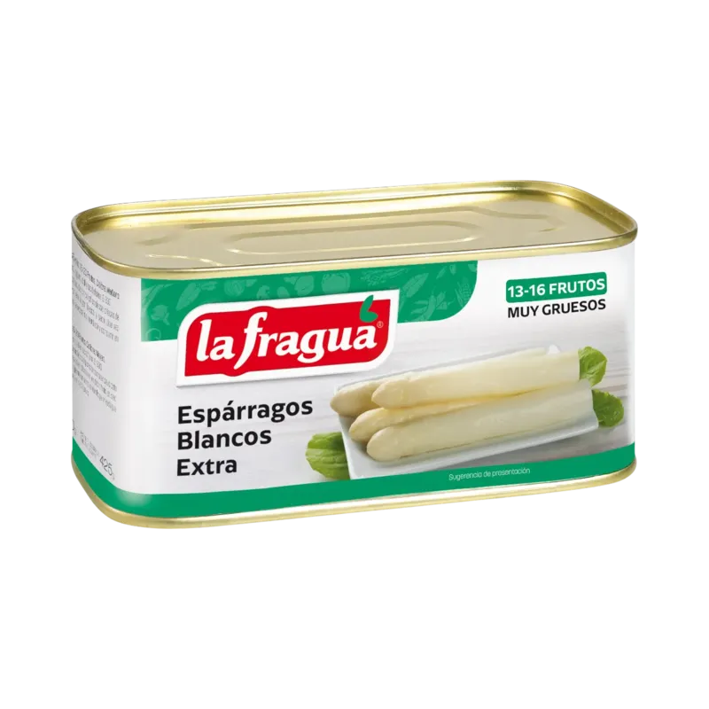 Espárragos 13-16 Extra Lata 1 kg Bajo · 12 unidades · La Fragua