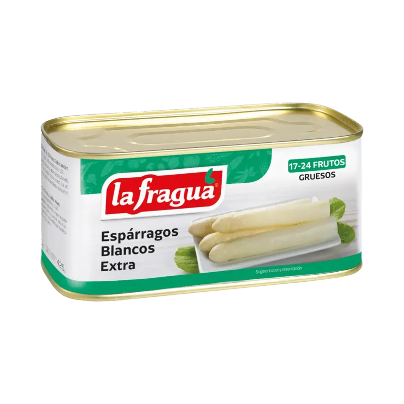 Espárragos 17-24 Extra Lata 1 kg Bajo · 12 unidades · La Fragua