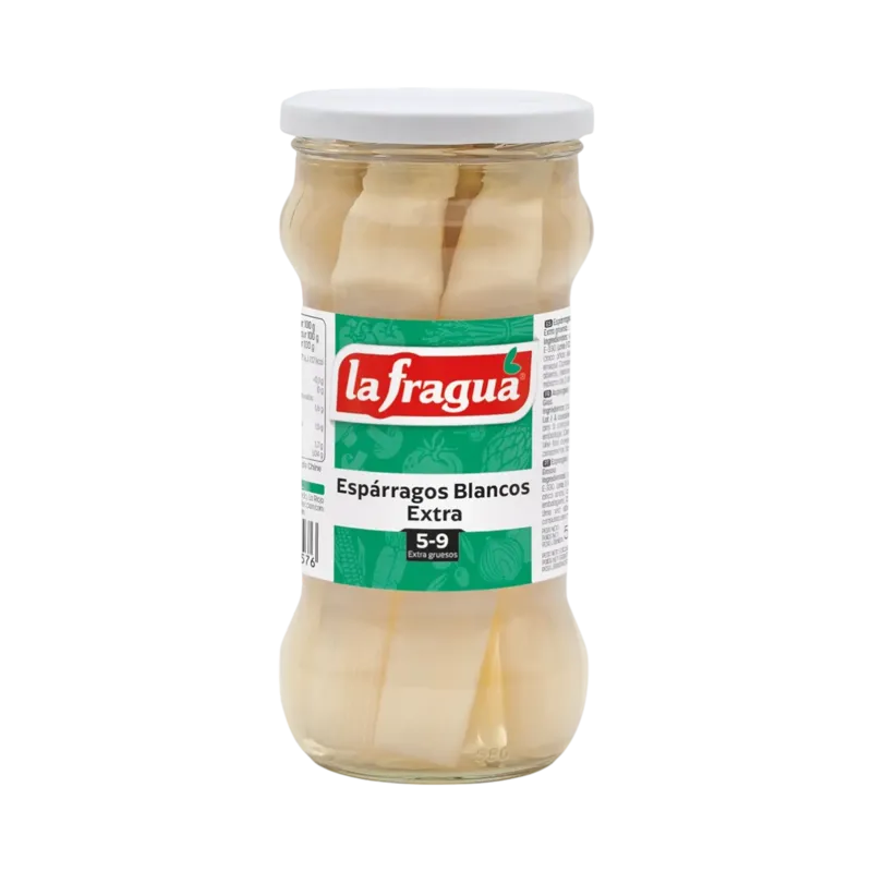 Espárragos 5-9 Extra Tarro-580 16 cm · 12 unidades · La Fragua