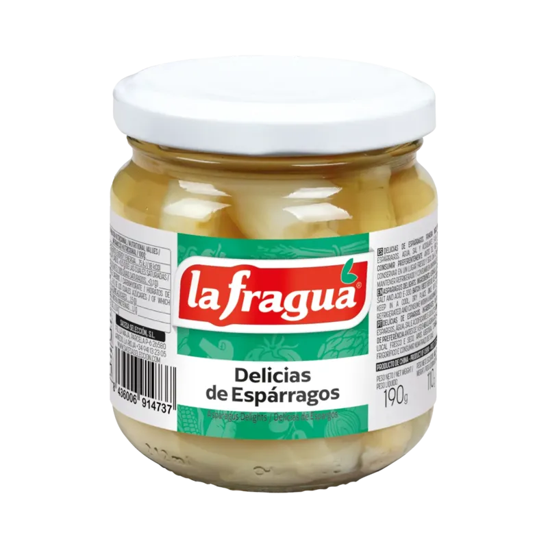Delicias de Espárragos I Tarro-212 7 cm · 12 unidades · La Fragua