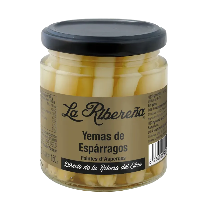 Yemas de Espárragos 8-16 I Tarro-250 · 12 unidades · La Fragua
