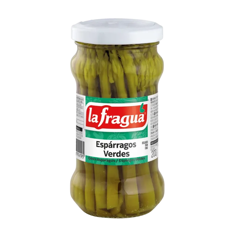 Espárragos Verdes Picnic I Tarro-212 11 cm · 12 unidades · La Fragua