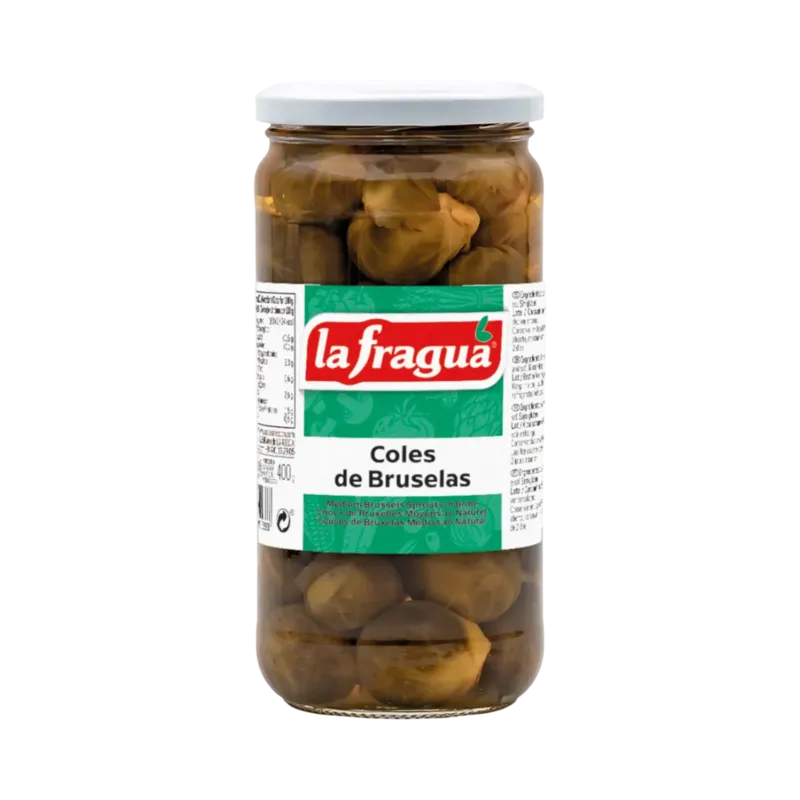 Coles de Bruselas Medianas al Natural I Tarro-720 · 12 unidades · La Fragua
