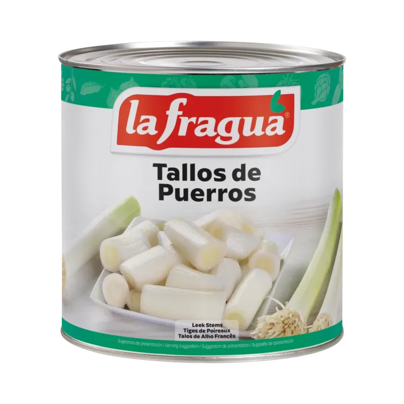 Tallos de Puerros I Lata 3 kg · 6 unidades · La Fragua