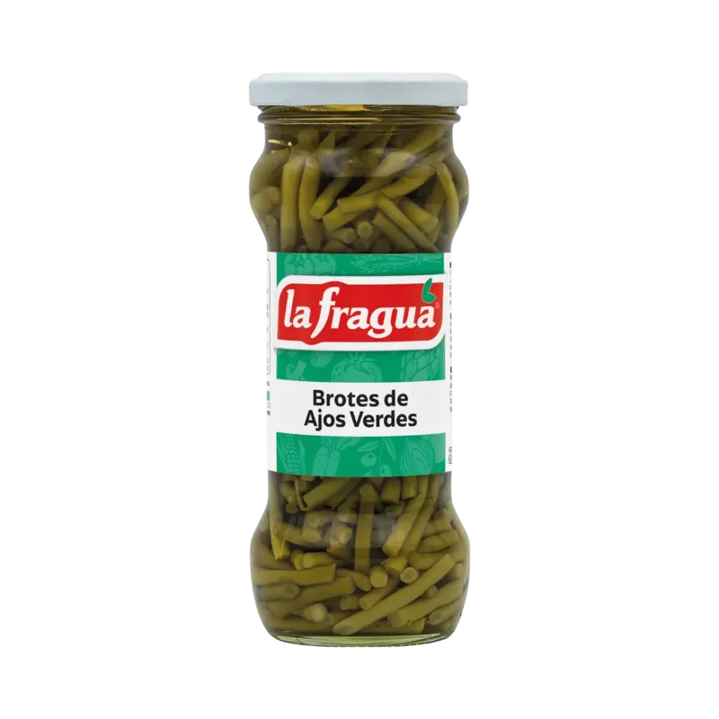 Brotes de Ajos Verdes Tarro-370 · 12 unidades · La Fragua