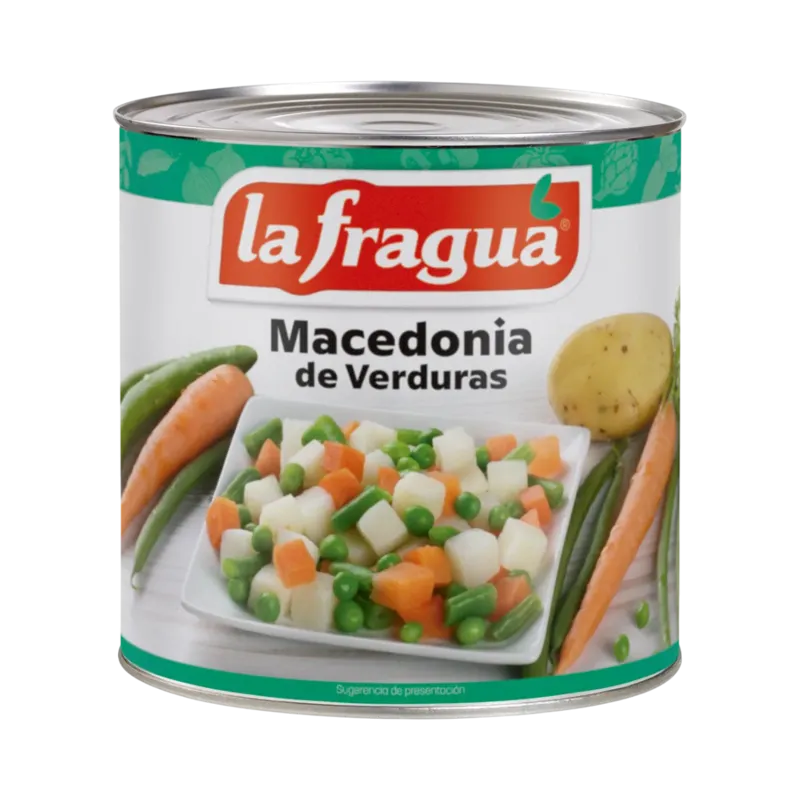 Macedonia de Verduras Extra Lata 3 kg · 6 unidades · La Fragua