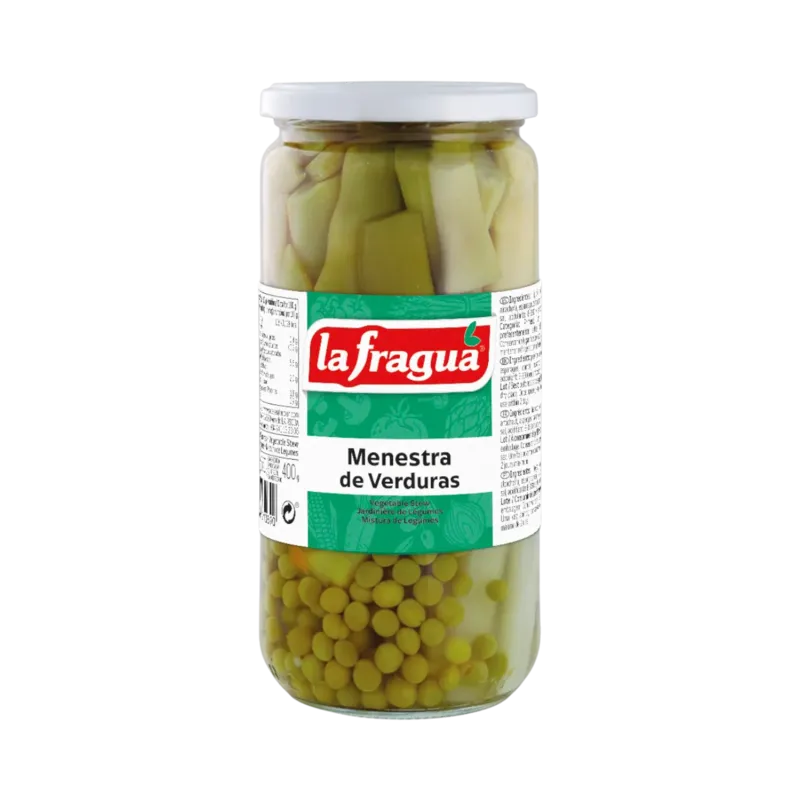 Menestra de Verduras Extra Tarro-720 · 12 unidades · La Fragua