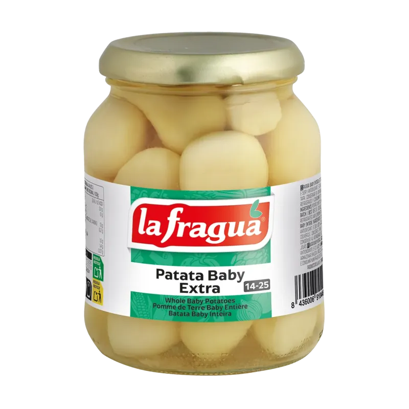 Patata Baby Entera Extra Tarro-370 · 12 unidades · La Fragua