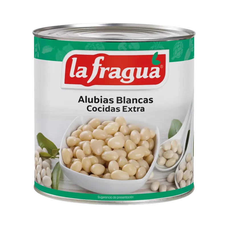 Alubias Blancas Extra Lata 3 kg · 6 unidades · La Fragua