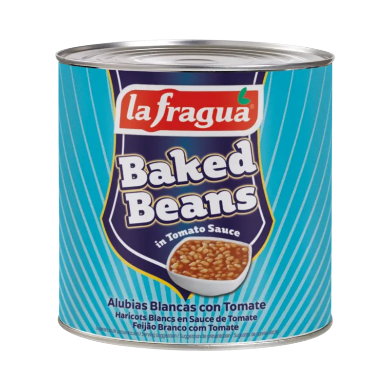 Baked Beans (Alubias Blancas con Tomate) Lata 3 kg · 6 unidades · La Fragua