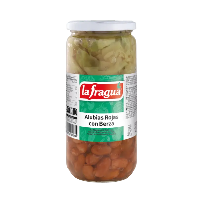 Alubias Rojas con Berza Tarro-720 · 12 unidades · La Fragua