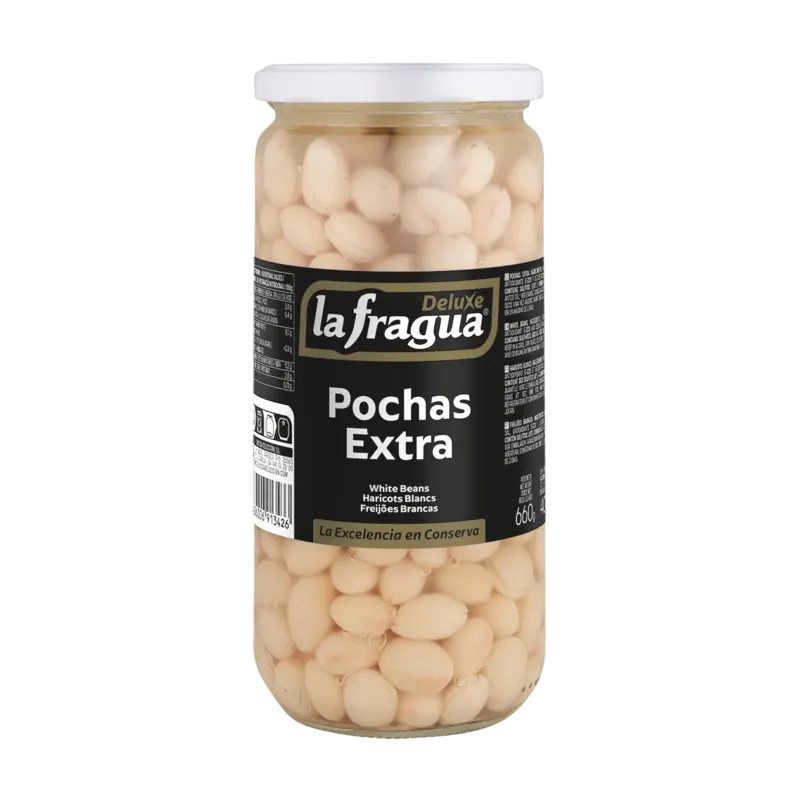 Pochas Extra Tarro-720 Variedad: Redonda Manteca · 12 unidades · La Fragua