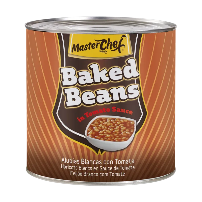 Baked Beans (Alubias Blancas con Tomate) Lata 3 kg · 6 unidades · La Fragua