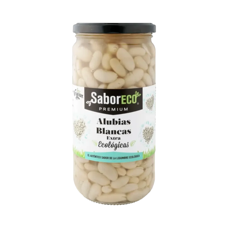 Alubias Blancas Extra BIO Tarro-720 · 12 unidades · La Fragua