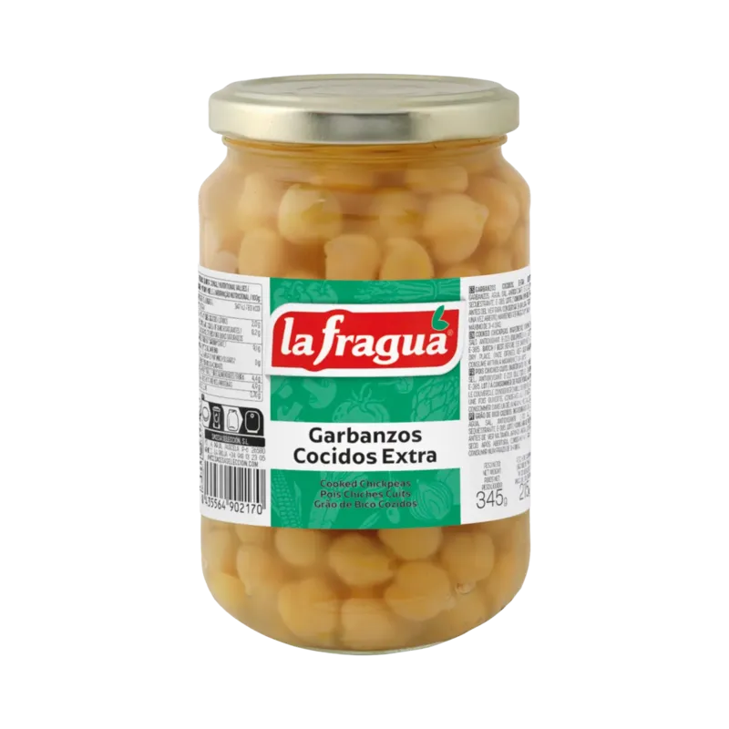 Garbanzos Pedrosillano Extra Tarro-370 (8 mm) · 12 unidades · La Fragua