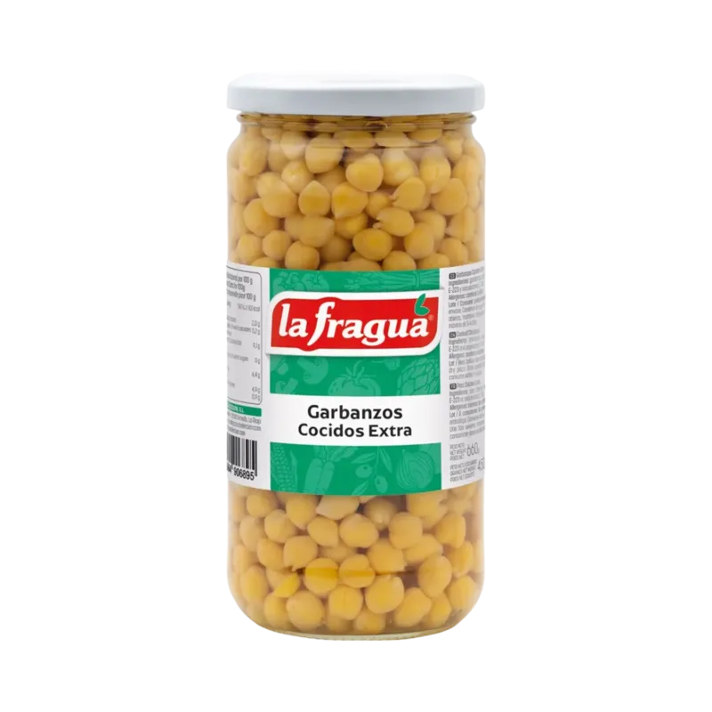 Garbanzos Extra Tarro-720 (7 mm) · 12 unidades · La Fragua