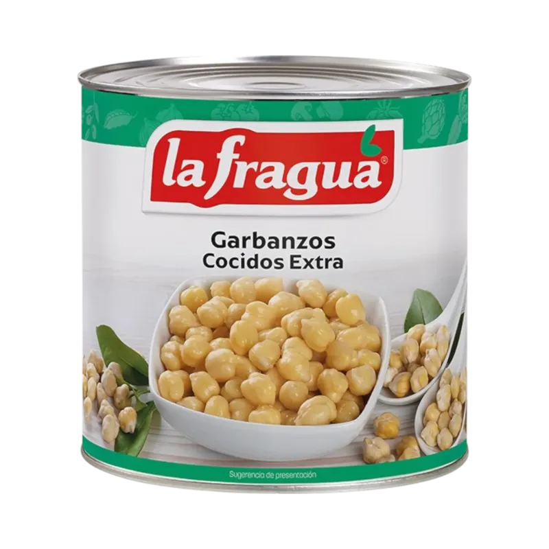 Garbanzos Extra Lata 3 kg (7 mm) · 6 unidades · La Fragua