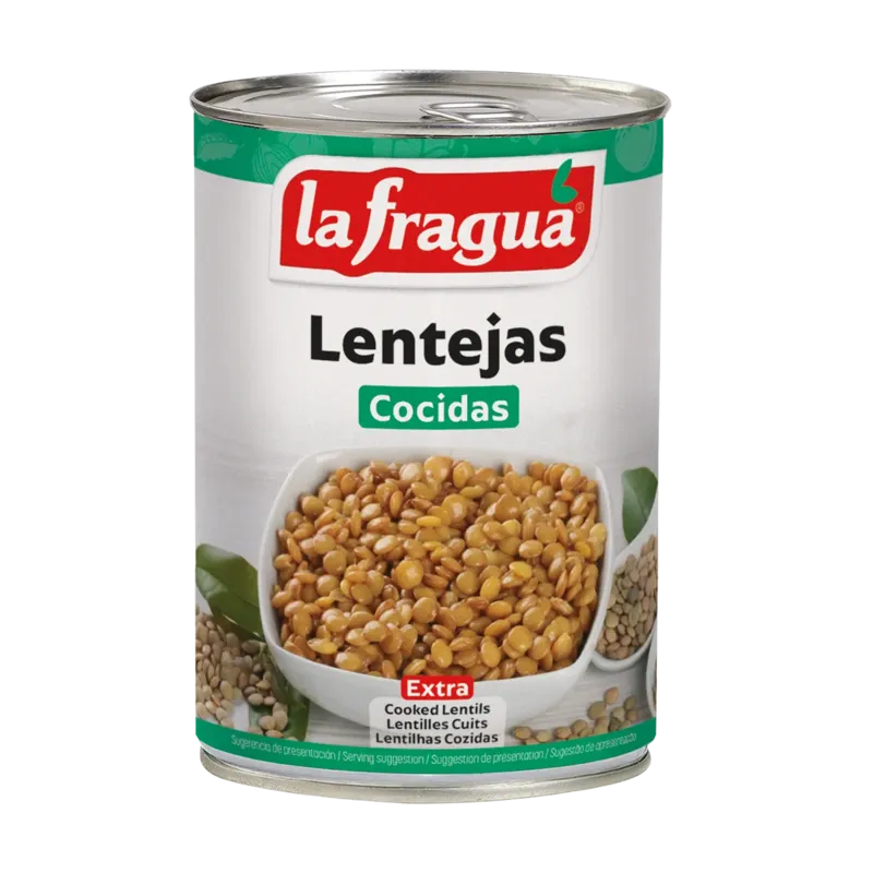 Lentejas Extra Lata 1/2 kg (Lenteja Ston) · 12 unidades · La Fragua