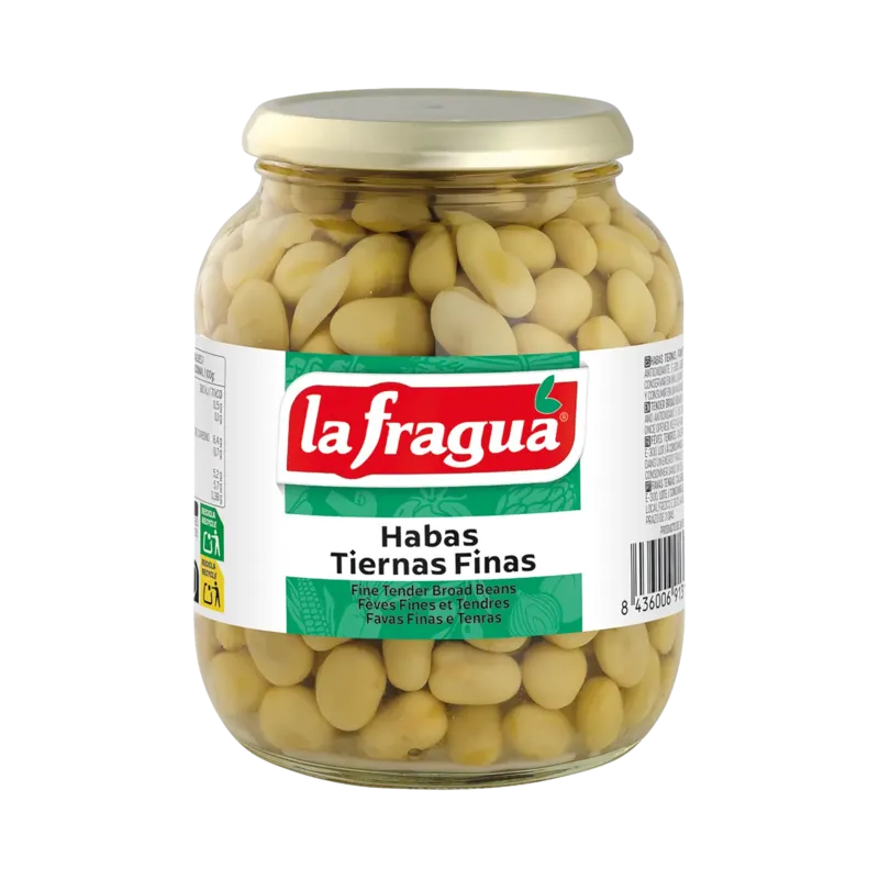Habas Tiernas al Natural I Tarro-720 · 6 unidades · La Fragua