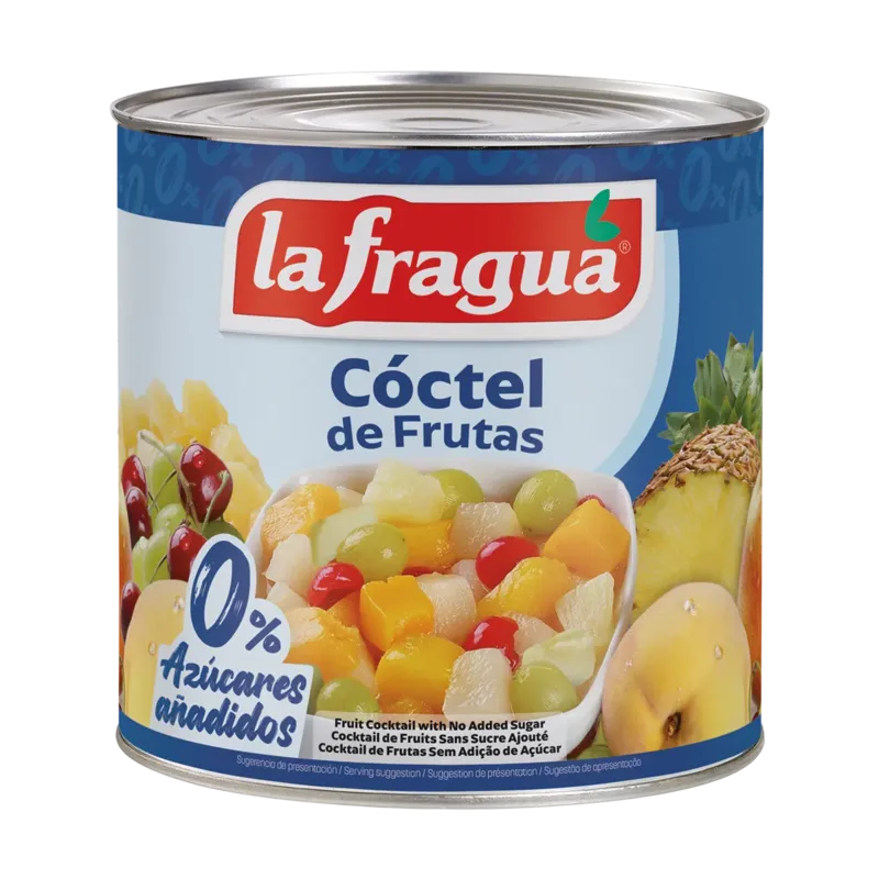 Cóctel 5 Frutas SIN Azúcar Añadido I Lata 3 kg · 6 unidades · La Fragua