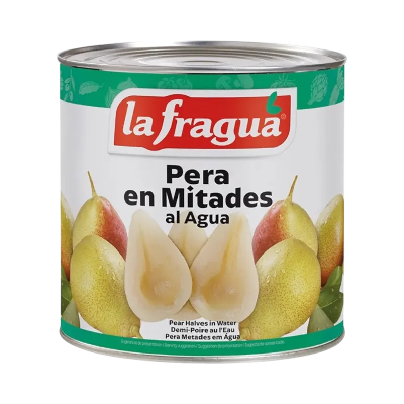 Pera al Agua Mitades I Lata 3 kg · 6 unidades · La Fragua