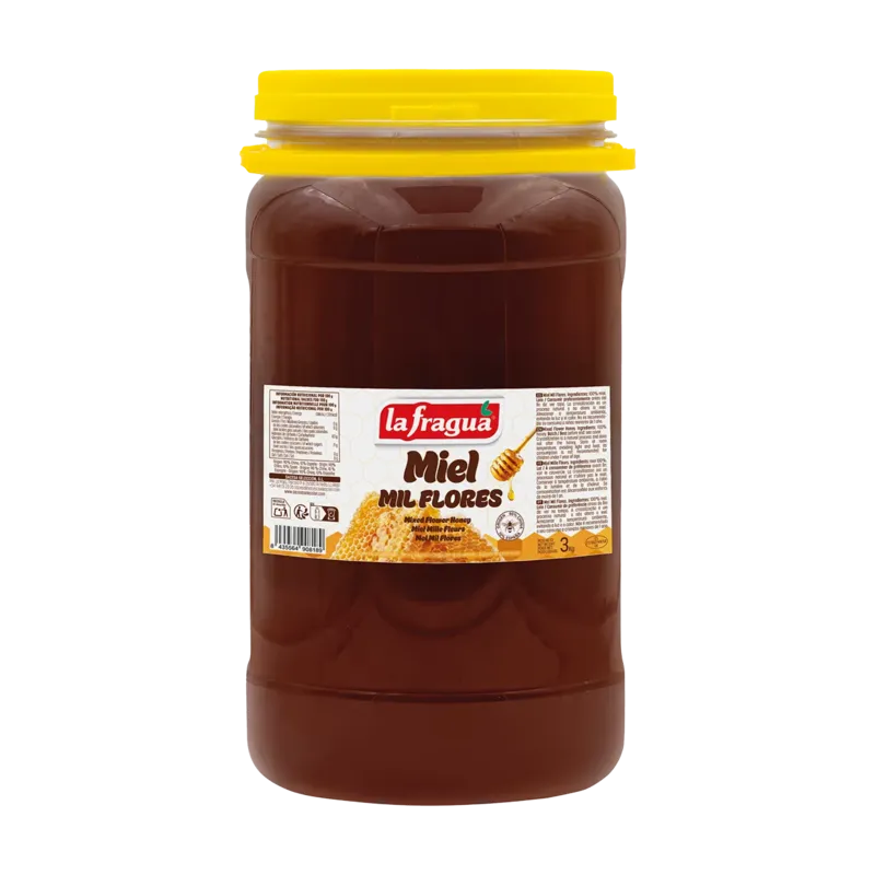 Miel Mil Flores PET 3 kg · 6 unidades · La Fragua