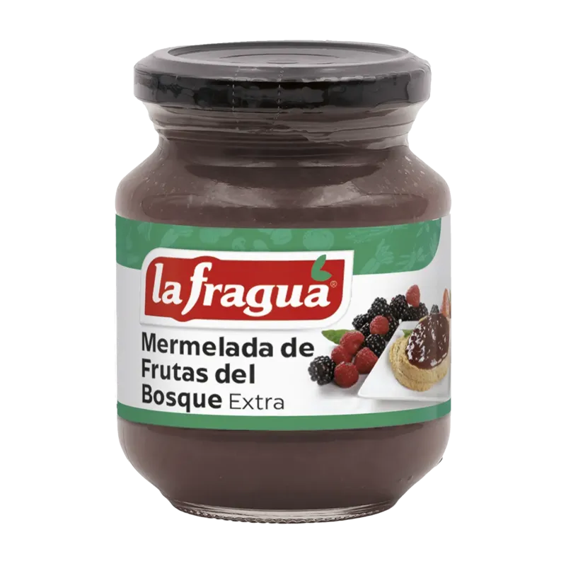 Mermelada de Frutas del Bosque Extra Tarro-314 · 12 unidades · La Fragua