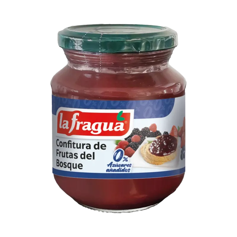 Confitura de Frutas del Bosque SIN Azúcar Tarro-314 · 12 unidades · La Fragua