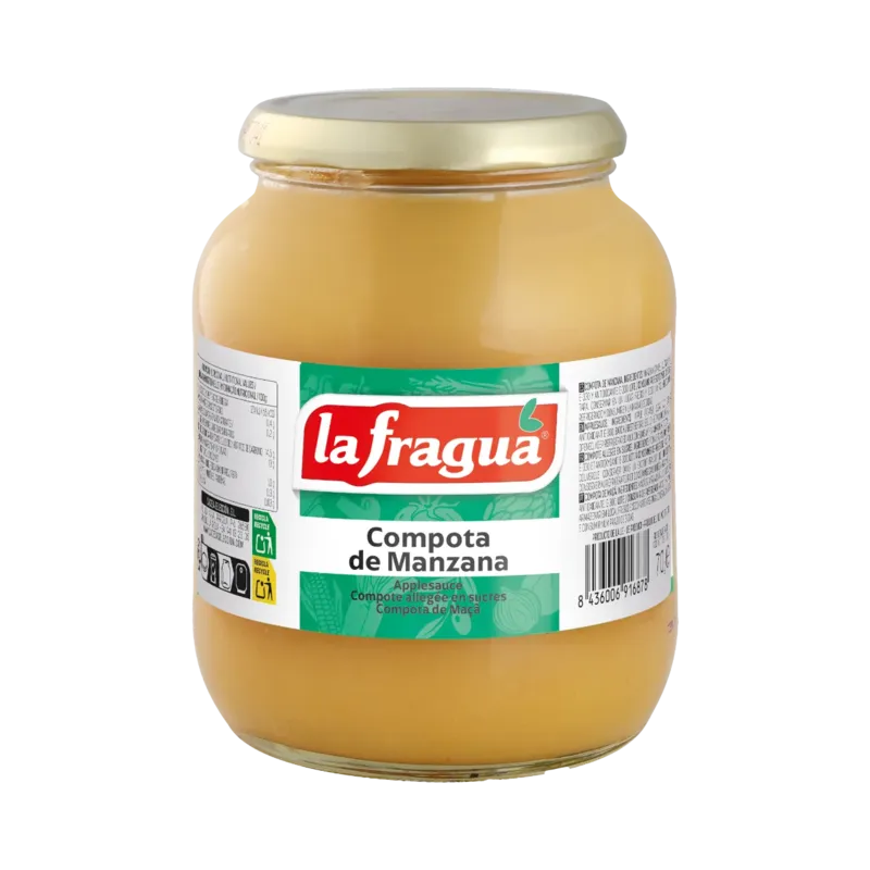Compota de Manzana Tarro-720 · 6 unidades · La Fragua