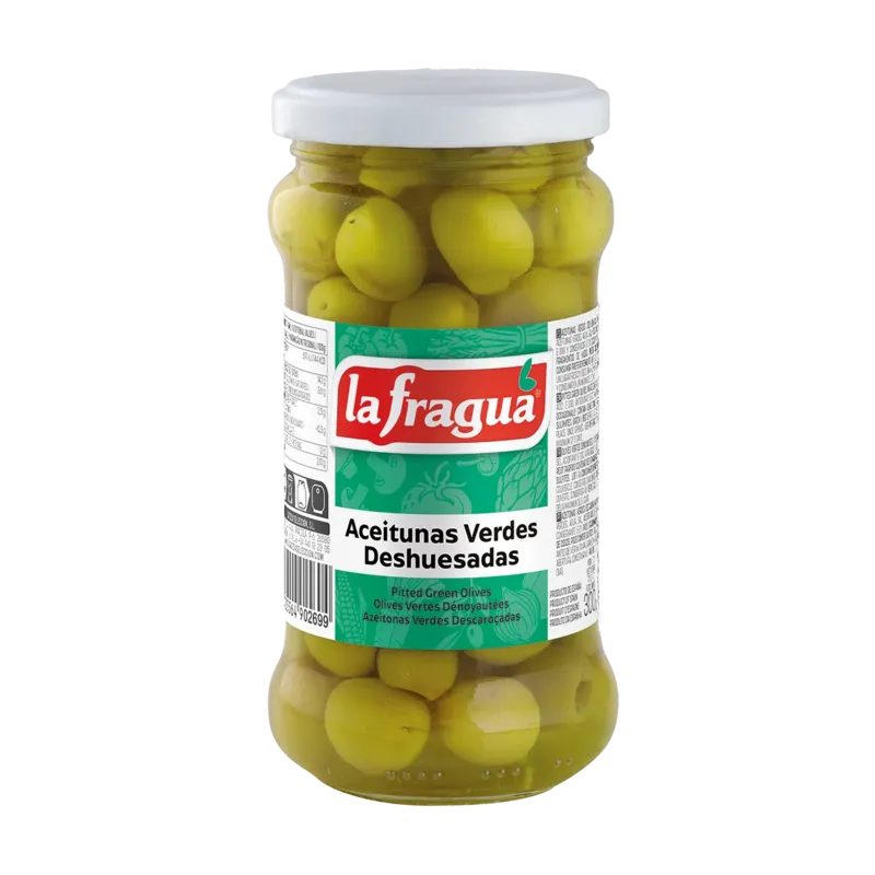 Aceitunas Verdes Deshuesadas 340/360 I Tarro-314 Variedad: Manzanilla · 12 unidades · La Fragua