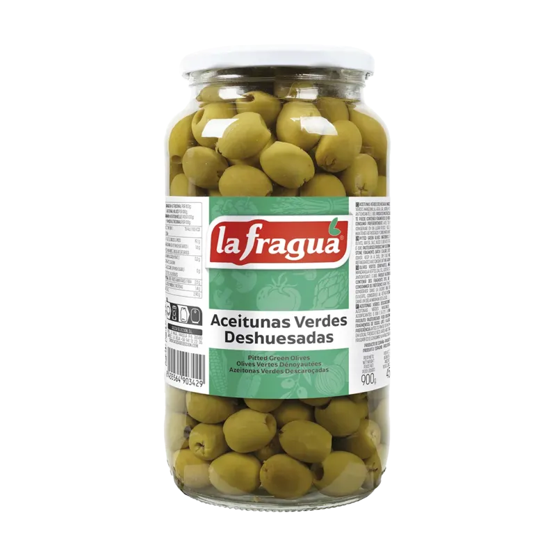 Aceitunas Verdes Deshuesadas 340/360 I T-1/4 Galón Variedad: Hojiblanca · 6 unidades · La Fragua