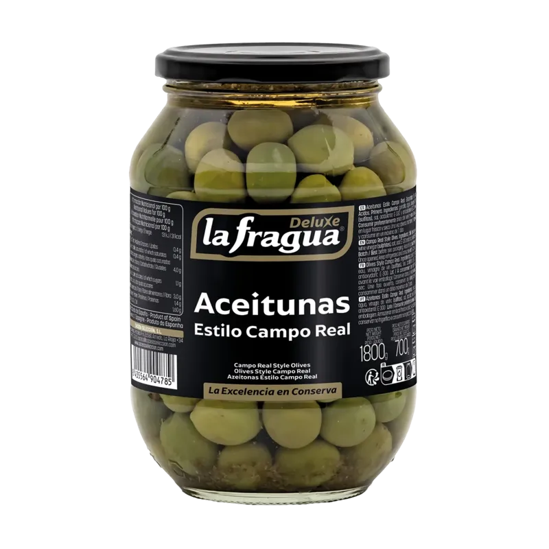Aceitunas Estilo Campo Real I Tarro-850 · 6 unidades · La Fragua