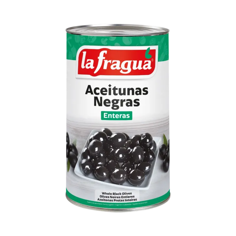 Aceitunas Negras Enteras 340/360 I Lata 5 kg · 3 unidades · La Fragua