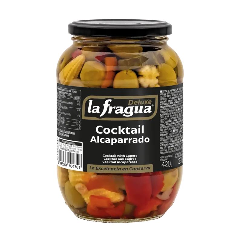 Cocktail Alcaparrado I Tarro-850 · 6 unidades · La Fragua