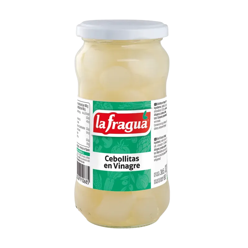 Cebollitas en Vinagre 18-21 I Tarro-370 · 12 unidades · La Fragua