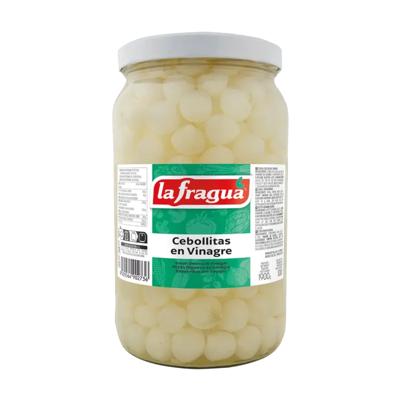 Cebollitas en Vinagre 18-21 I Tarro 1/2 Galón (2 kg) · 6 unidades · La Fragua