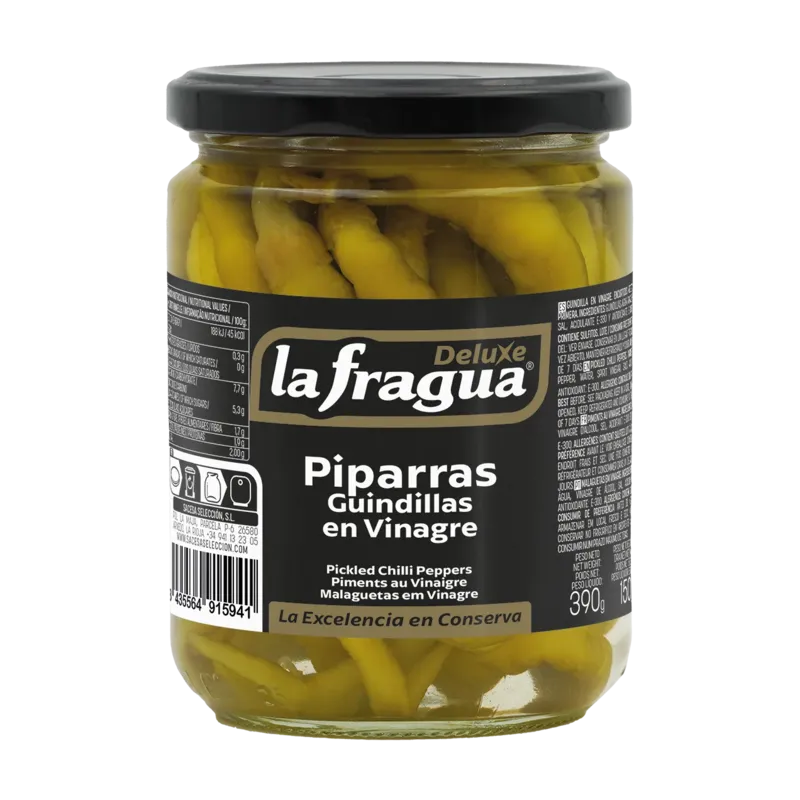 Guindilla-Piparra en Vinagre I Tarro-445 · 12 unidades · La Fragua