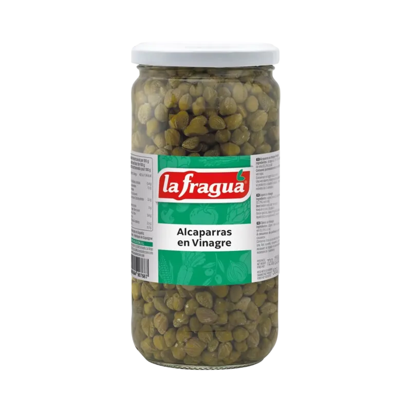 Alcaparras Capote en Vinagre I Tarro-720 (9-11 mm) · 6 unidades · La Fragua